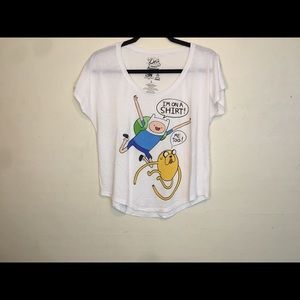 Adventure Time graphic loose fit tee